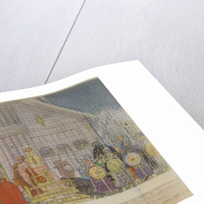 Preparatory Sketch for Midwinter's Sacrifice by Carl Larsson