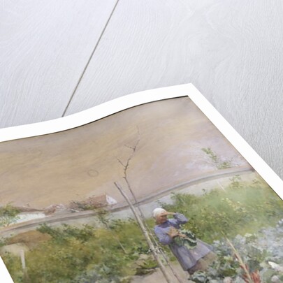 In the Kitchen Garden, 1883 by Carl Larsson