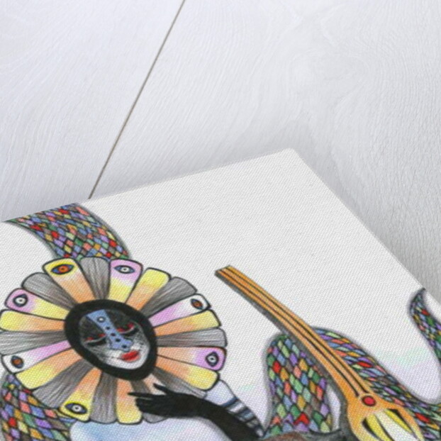 Dance of the Masks, 2012 by Zanara/ Sabina Nedelcheva-Williams