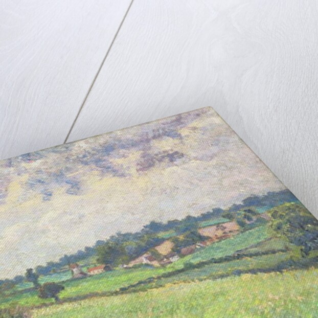 Grey Weather, Finchingfield, 1905 by Lucien Pissarro