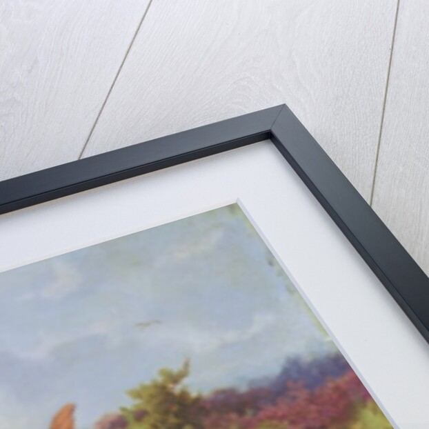 Terrier Watching a Rabbit Trap, 1887 by Arthur Batt