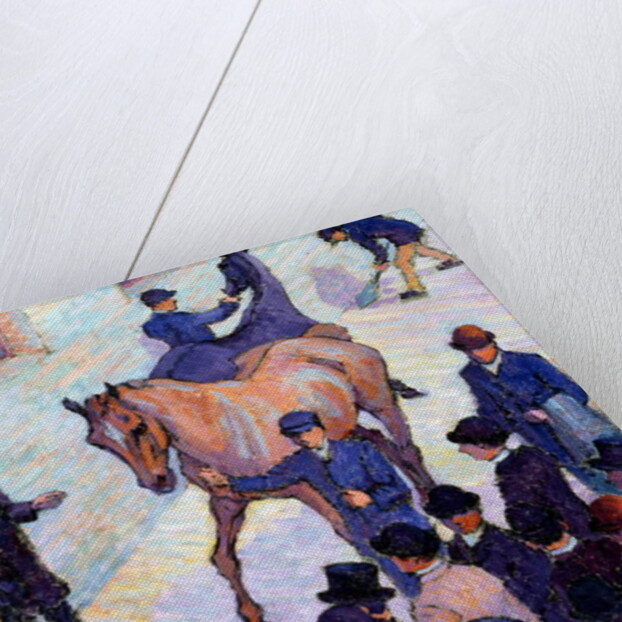 A Sale at Tattersalls, 1911 by Robert Polhill Bevan