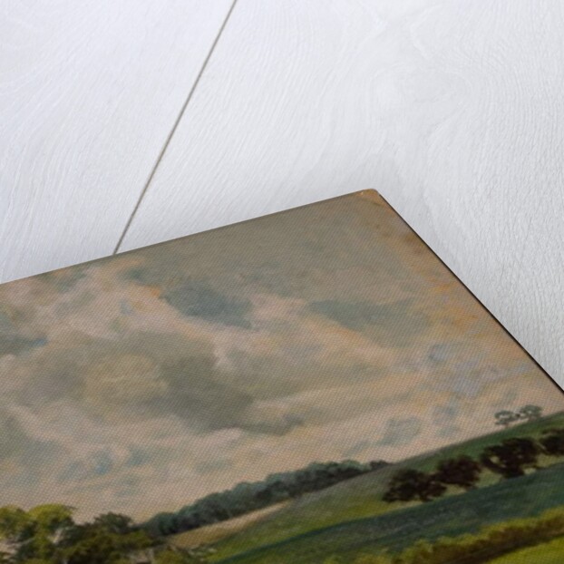 One of the 'Three Landscape Sketches' by Hubert von Herkomer