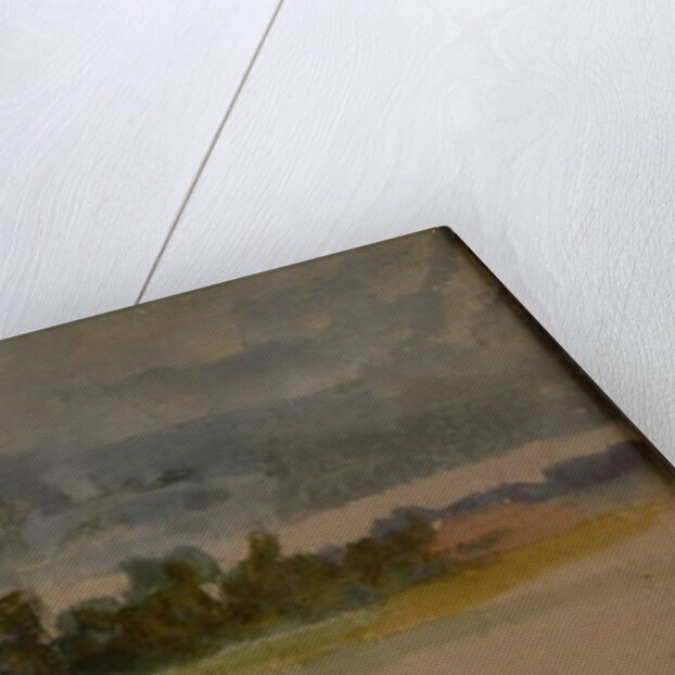 One of the 'Three Landscape Sketches' by Hubert von Herkomer