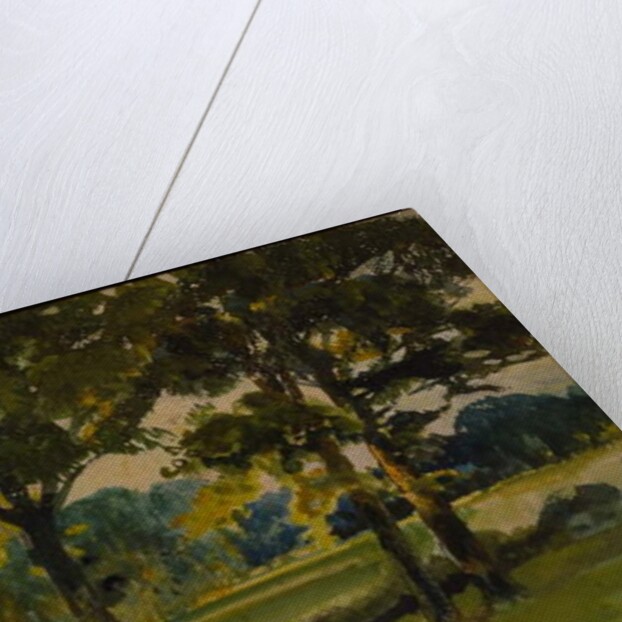 One of the 'Three Landscape Sketches' by Hubert von Herkomer