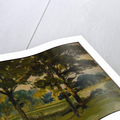 One of the 'Three Landscape Sketches' by Hubert von Herkomer