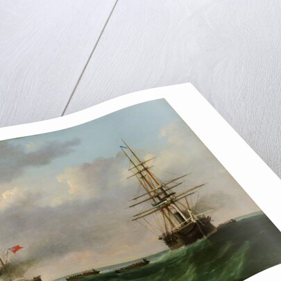 San Jacinto and 'Trent Affair', 1861 by English School