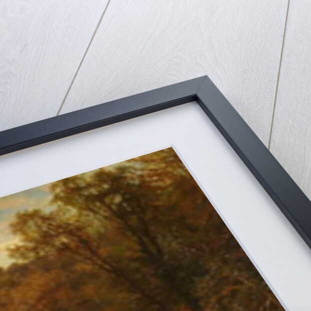 Swanbourne Lake Autumn, Arundel Park Sunset, 1883 by Alfred Augustus Glendening