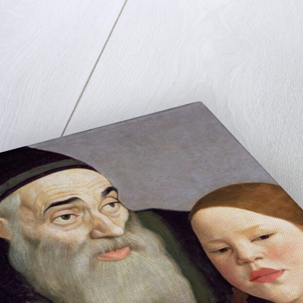 The Rabbi and his Grandchild, 1913 by Mark Gertler