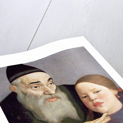 The Rabbi and his Grandchild, 1913 by Mark Gertler