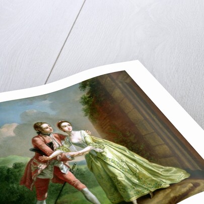 Robert Lovelace preparing to abduct Clarissa Harlowe by Francis Hayman