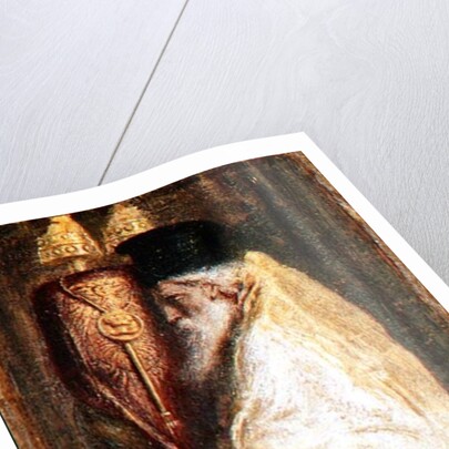 Aaron with the Scroll of the Law, 1875 by Simeon Solomon