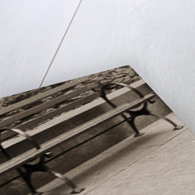 Drunk man on a park bench, 2004 by Stephen Spiller