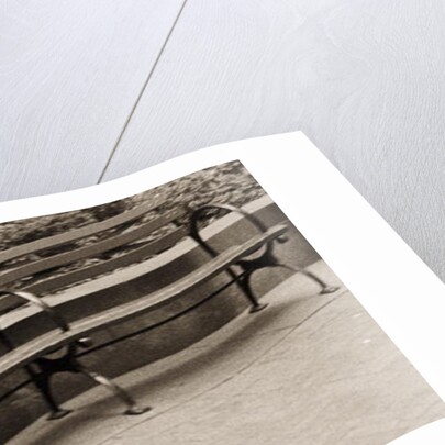 Drunk man on a park bench, 2004 by Stephen Spiller