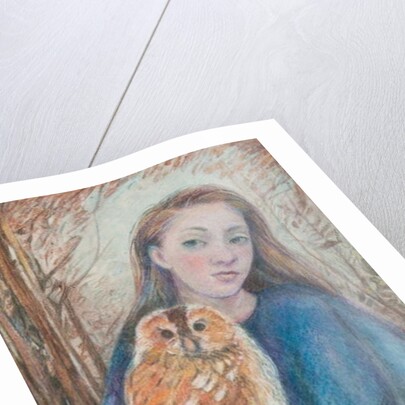 Girl with Owl, 2012 by Silvia Pastore