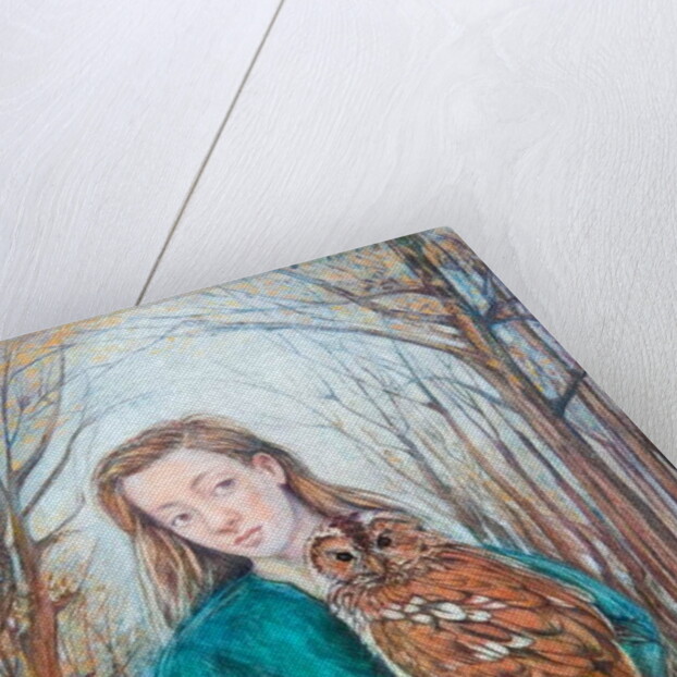 Girl with Owl, 2012 by Silvia Pastore