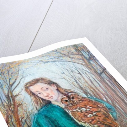 Girl with Owl, 2012 by Silvia Pastore