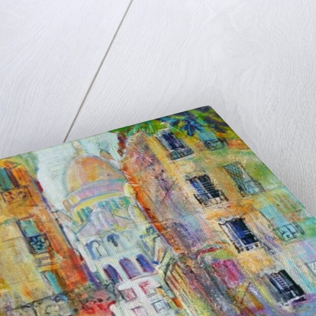 An Evening Walk to Sacre Coeur, 2014 by Sylvia Paul