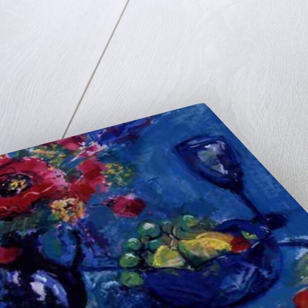 Still Life with Blue Glass, 1999 by Sylvia Paul