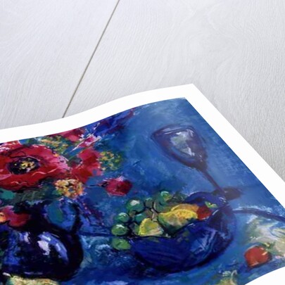 Still Life with Blue Glass, 1999 by Sylvia Paul