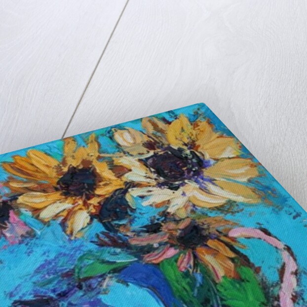 Little Sunflowers, 2015 by Sylvia Paul