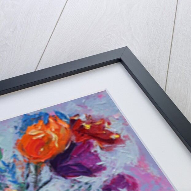 Tulips and Fruit, 2017 by Sylvia Paul