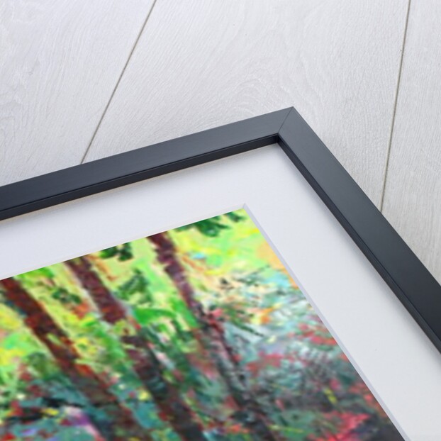 Path Through the Bluebells, 2018 by Sylvia Paul