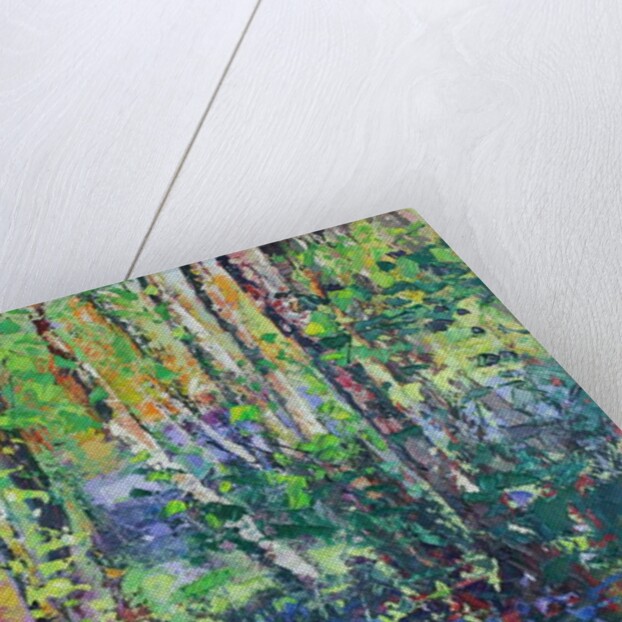 Bluebells and Dancing Leaves, 2019 by Sylvia Paul