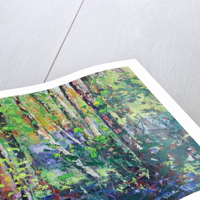 Bluebells and Dancing Leaves, 2019 by Sylvia Paul