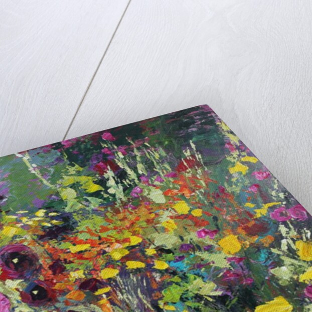 A Splash of Colour in the Garden, 2019 by Sylvia Paul