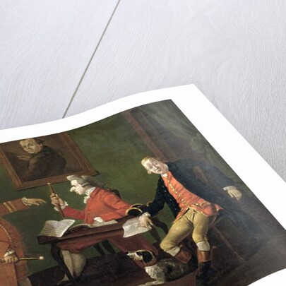 Lord William Cavendish, William FitzHerbert and Mr Short, c.1780 by Thomas Patch