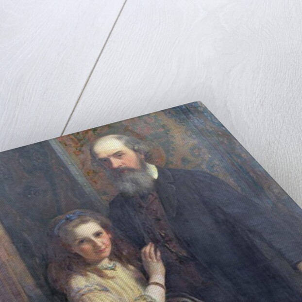 Sir William FitzHerbert with his daughter, Ida, 1862 by James Sant