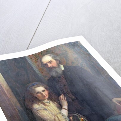 Sir William FitzHerbert with his daughter, Ida, 1862 by James Sant