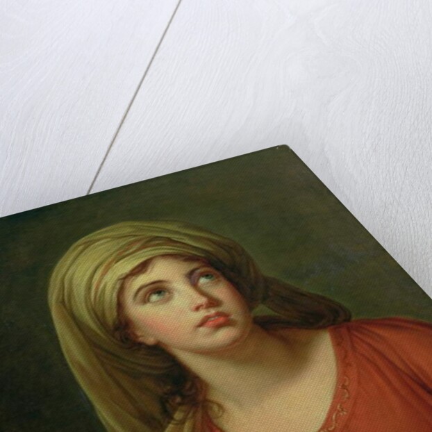 Portrait of Emma Hart later Lady Hamilton, as a Sibyl, c.1792 by Elisabeth Louise Vigee-Lebrun