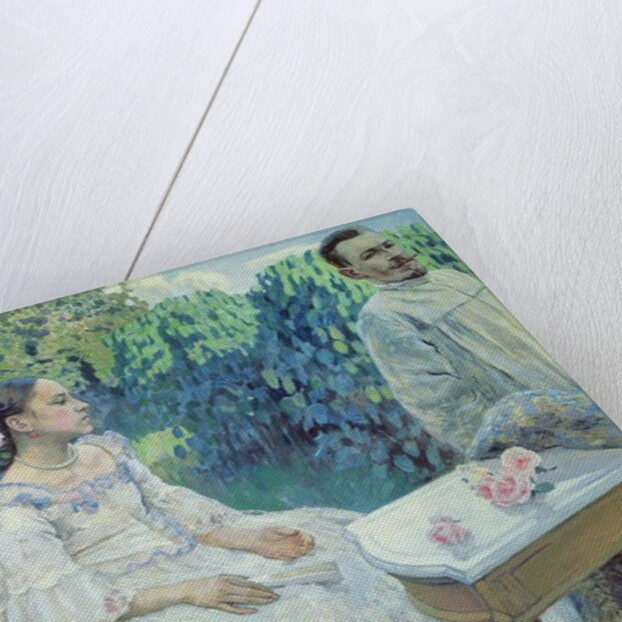 Self Portrait of the Artist with his Sister, Elena Borisova-Musatova, 1898 by Viktor Elpidiforovich Borisov-Musatov