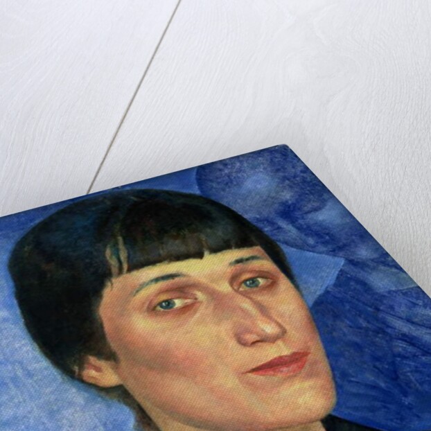 Portrait of Anna Akhmatova 1922 by Kuzma Sergeevich Petrov-Vodkin