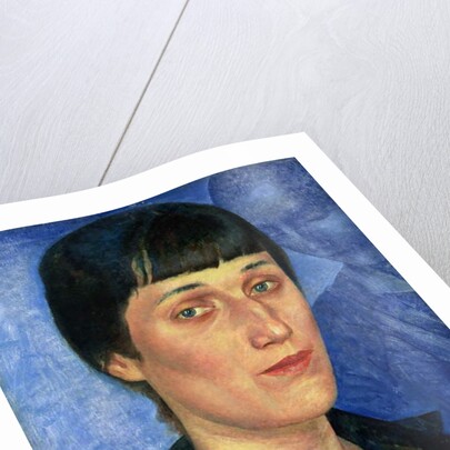 Portrait of Anna Akhmatova 1922 by Kuzma Sergeevich Petrov-Vodkin