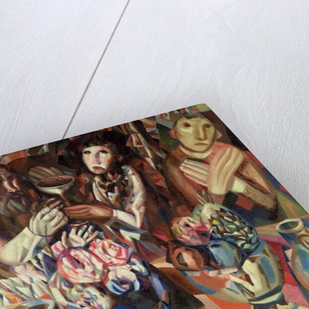 The Three at the Table, 1914-15 by Pavel Nikolaevich Filonov