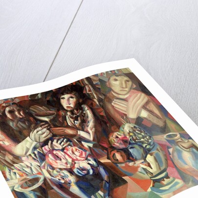 The Three at the Table, 1914-15 by Pavel Nikolaevich Filonov