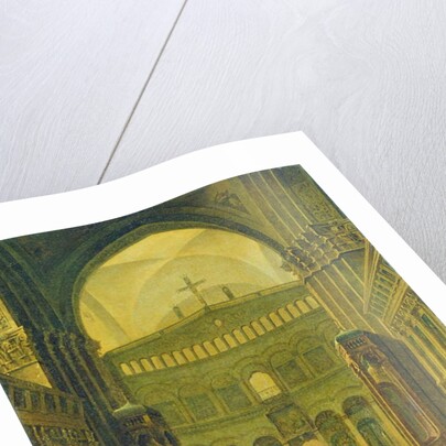 Inner View of the Temple in Jerusalem, 1821 by Maksim Nikiforovich Vorobiev