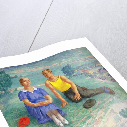 Spring, 1935 by Kuzma Sergeevich Petrov-Vodkin