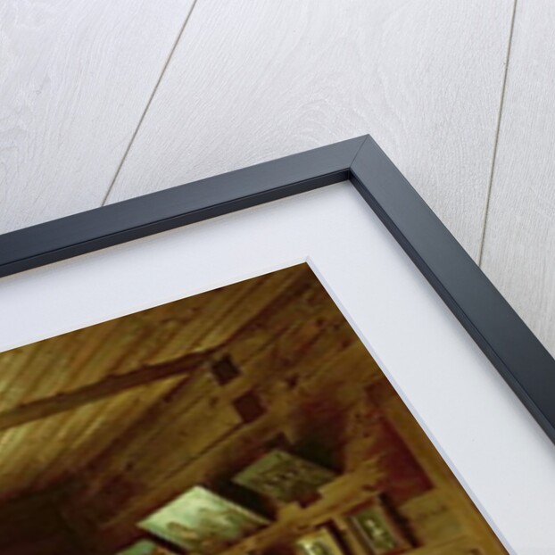 The Study in the House of Nikolai Milyukov at Ostrovky, 1844 by Grigori Vasilievich Soroka