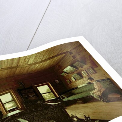 The Study in the House of Nikolai Milyukov at Ostrovky, 1844 by Grigori Vasilievich Soroka