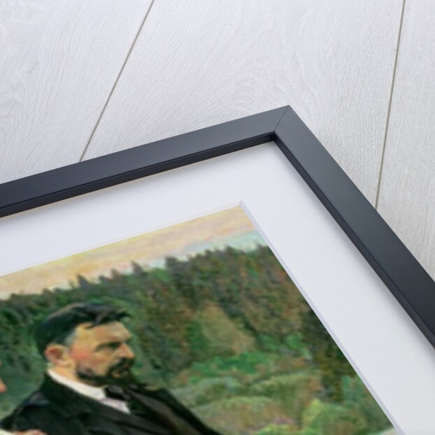 The Philosophers: Portrait of Sergei Nikolaevich Bulgakov and Pavel Aleksandrovich Florensky, 1917 by Mikhail Vasilievich Nesterov