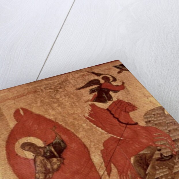 The Ascension of Elijah, icon, Pskov School, c.1650 by School Russian