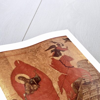 The Ascension of Elijah, icon, Pskov School, c.1650 by School Russian