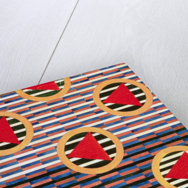 Red Triangles in Circles by Lyubov Sergeevna Popova