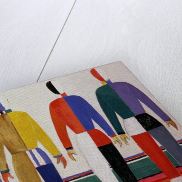 Sportsmen, or Suprematism in Sportsmen's Contours, 1928-32 by Kazimir Severinovich Malevich