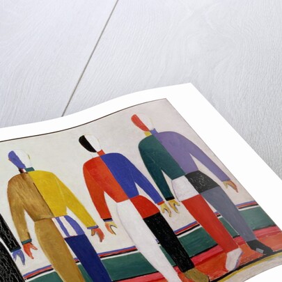 Sportsmen, or Suprematism in Sportsmen's Contours, 1928-32 by Kazimir Severinovich Malevich
