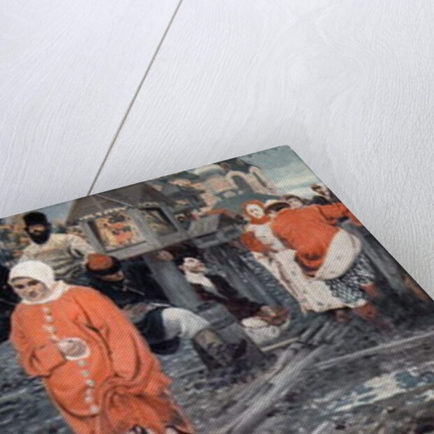 A Seventeenth Century Moscow Street on a Holiday, 1895 by Andrei Petrovich Ryabushkin